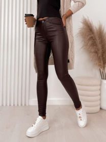 Spodnie ekoskóra damskie (34-42/10szt)