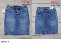 Spódnica jeansy damskie (S-2XL/12szt)