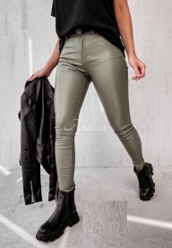 Spodnie ekoskóra damskie (XS-XL/10szt)