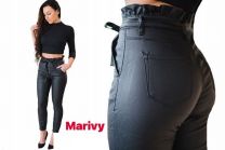 Spodnie ekoskóra damskie (34-42 /10szt)