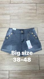 PLUS_Szorty jeans damskie (38-48/12szt)
