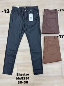 Spodnie ekoskóra damskie (30-38/10szt)