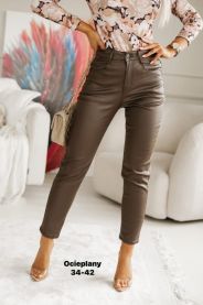 Spodnie ekoskóra damskie (34-42 /10szt)