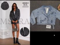 Kurtka jeansowa damska (XS-XL/10szt)