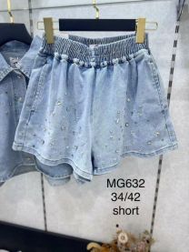 Szorty jeans damskie (34-42/10szt)