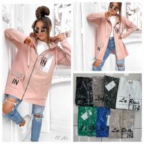 Bluzy z kapturem damskie (S-XL/10szt)