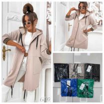 Bluzy z kapturem damskie (S-XL/10szt)