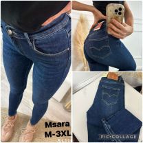Spodnie jeans damskie (M-3XL/12szt)