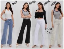 Spodnie Jeans damskie (XS-XL/10szt)