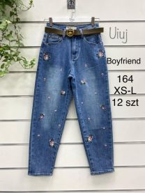 Spodnie Jeans damskie (XS-L/12Szt)