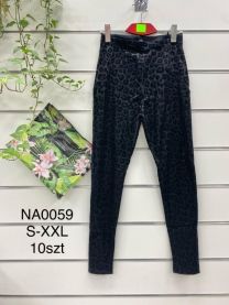 Spodnie ekoskóra damskie (S-2XL/10szt)