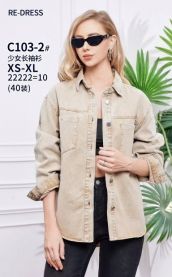 Koszula jeansowa damska (XS-XL/10szt)