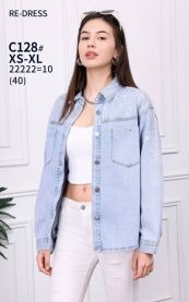 Koszula jeansowa damska (XS-XL/10szt)