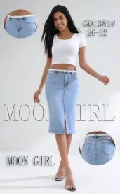 Spódnica jeansy damskie (26-32/10szt)