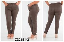 Spodnie ekoskóra damskie (34-42/10szt)