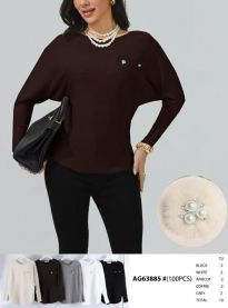 Swetry damskie (Uniwersalny/10szt)