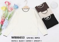 Swetry damskie (S-L/10 szt)