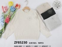 Swetry damskie (S-L/10szt)