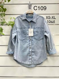 Koszula jeansowa damska (XS-XL/10szt)