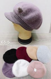 Beret damskie (uniwersalny/12szt)
