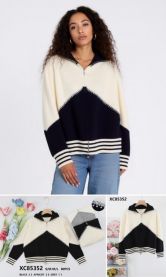 Swetry damskie (S-L/10szt)