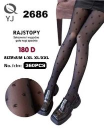 Rajstopy damskie (S-2XL/12szt)
