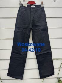 Spodnie ekoskóra damskie (34-42/10szt)