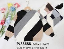 Swetry damskie (S-L/8szt)