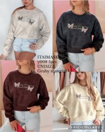 Bluzy bez kaptura damskie (uniwersalny/5szt)