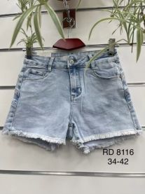 Szorty jeans damskie (34-42/10szt)