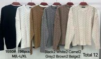 Swetry damskie (M-XL/12 szt)