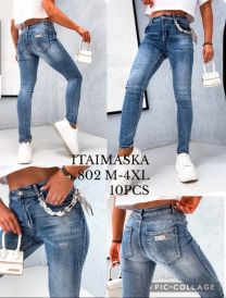 Spodnie Jeans damskie (M-4XL/10szt)