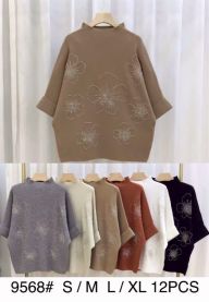 Swetry damskie (S-XL/12szt)