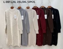 Sukienki damskie (L-3XL/12 szt)