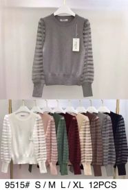 Swetry damskie (S-XL/12szt)