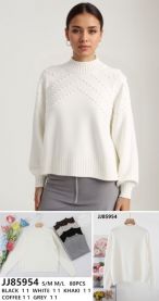 Swetry damskie (S-L/10 szt)