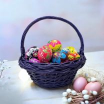 Ozdoba na koszyczek wielkanocny