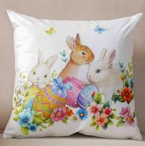 Poszewka Wielkanocna Velvet (40x40cm/6szt)