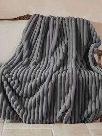 Koc  mikorofira paski (160x200cm/6szt)