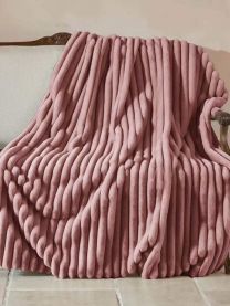 Koc  mikorofira paski (200x220cm/6szt)