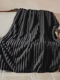 Koc  mikorofira paski (160x200cm/6szt)