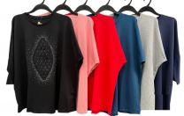 Bluzka damska-DUZY (M-2XL/12szt)