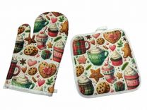 Komplet rękawica kuchenna + pokładka