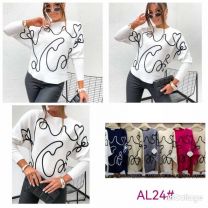 Swetry damskie (L-3XL/12szt)