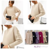 Swetry damskie (L-3XL/12szt)