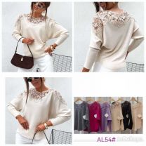 Swetry damskie (L-3XL/12szt)