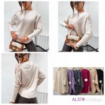 Swetry damskie (L-3XL/12szt)