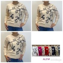 Swetry damskie (L-3XL/12szt)