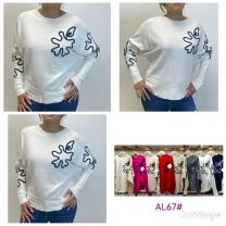 Swetry damskie (L-3XL/12szt)