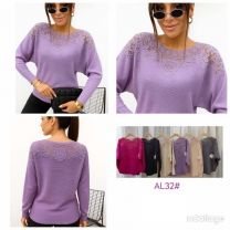 Swetry damskie (L-3XL/12szt)